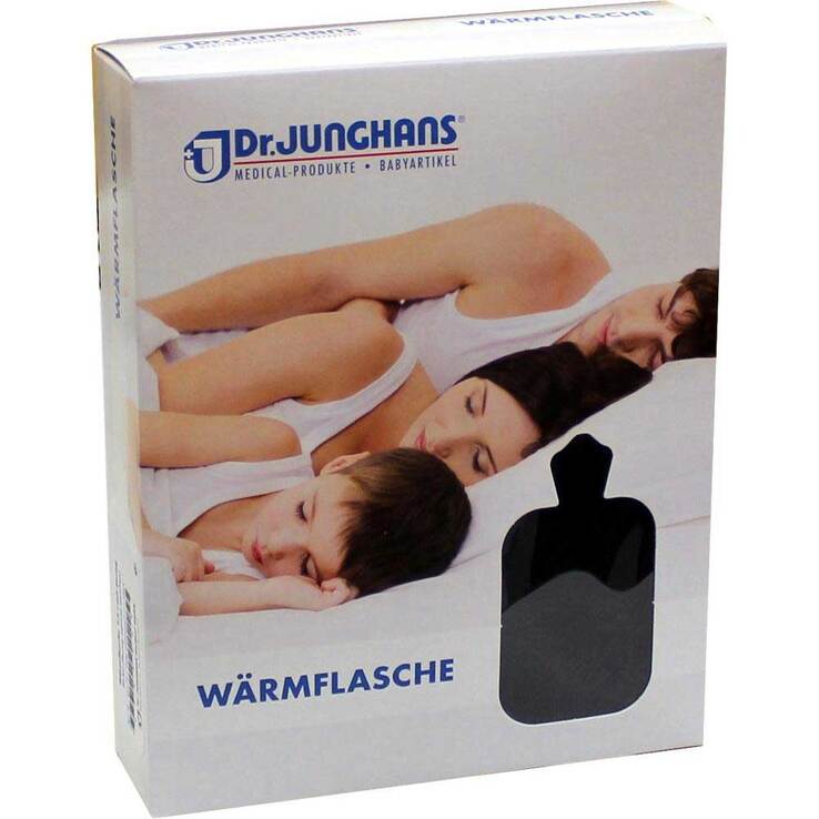 Wärmflasche mit Bezug blau, 1.5 l