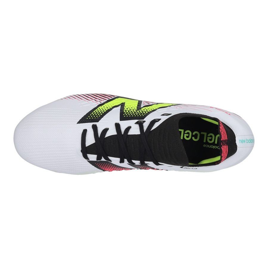 New Balance Tekela V4 Pro Low FG - Blanc/Violet/Jaune Fluo