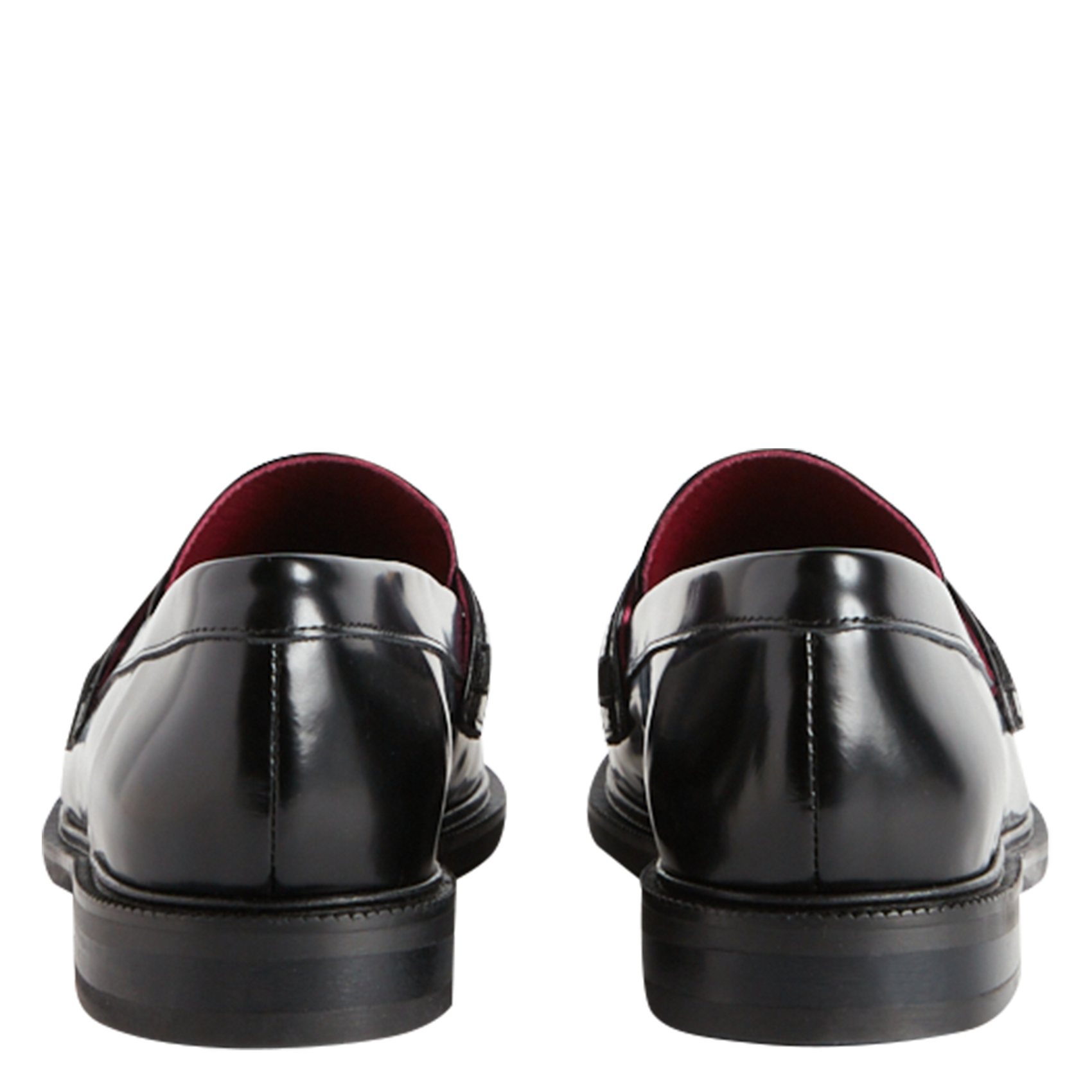Mocassins vernis en cuir| Noir