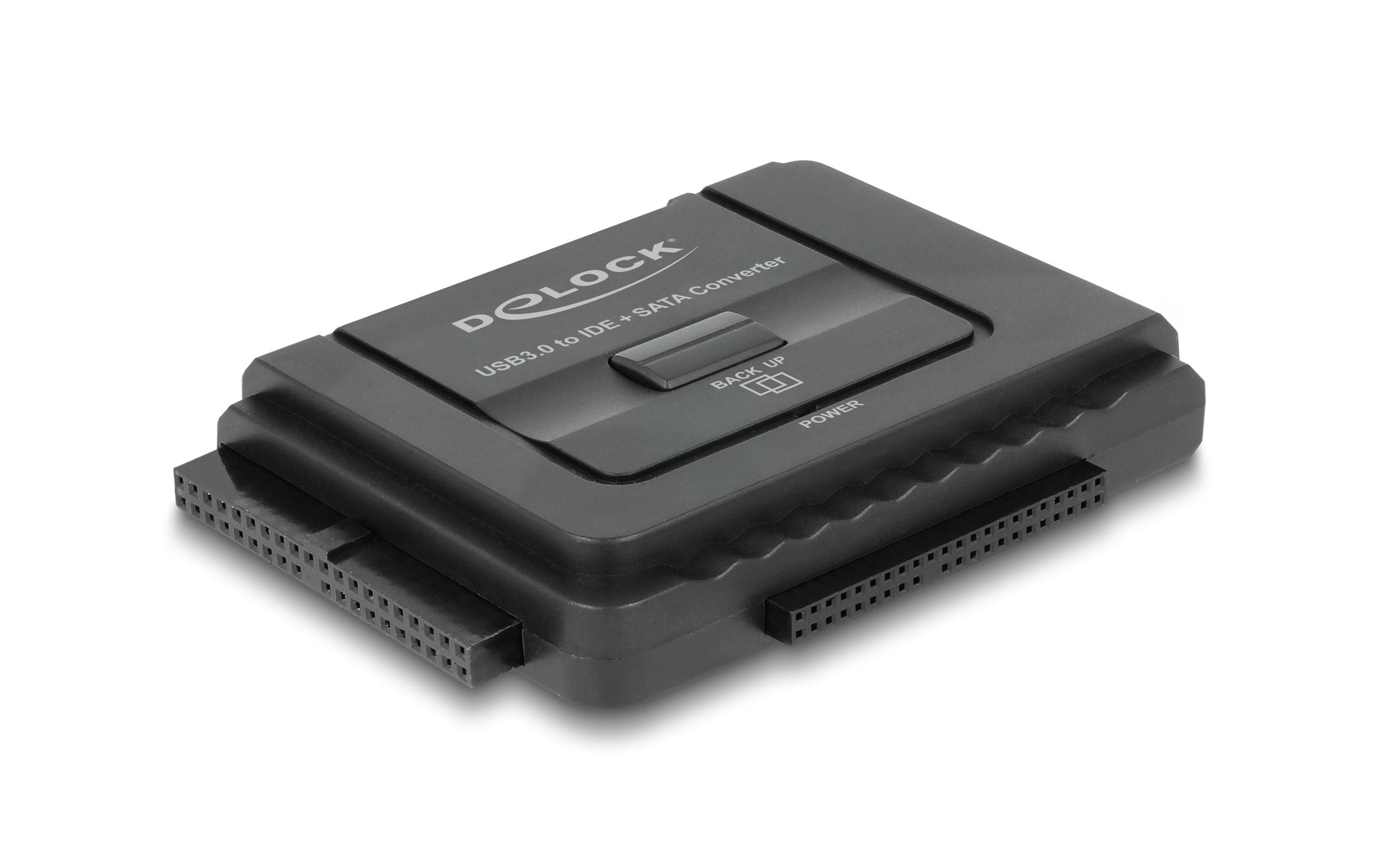 Konverter USB 3.0 auf SATA III / IDE 40 Pin / IDE 44 PinDelock Konverter USB 5 Gbps zu SATA 6 Gb/s / IDE 40 Pin / IDE 44 Pin mit Backup Funktion