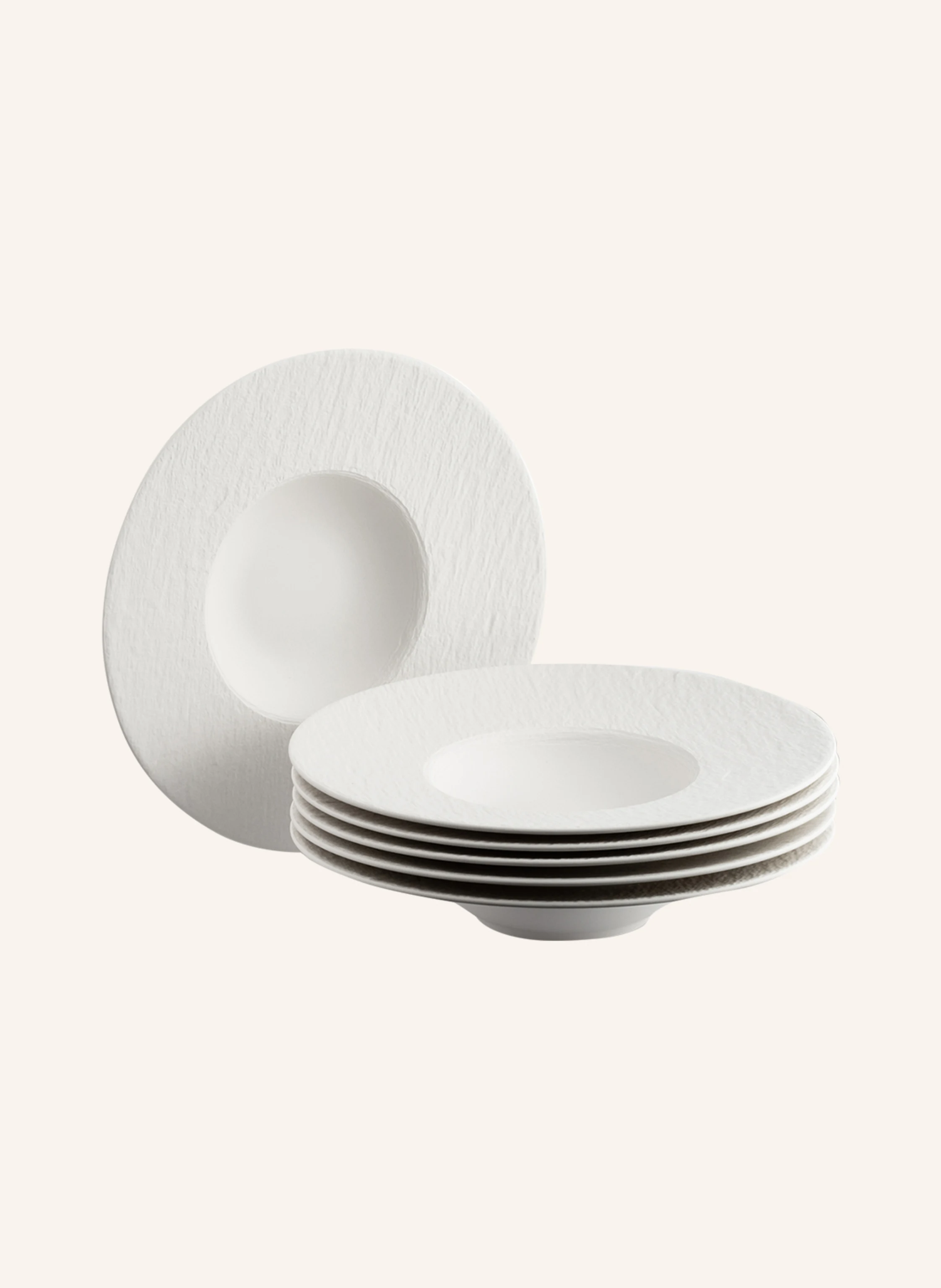 Villeroy & Boch 6er-Set Pastateller MANUFACTURE ROCK