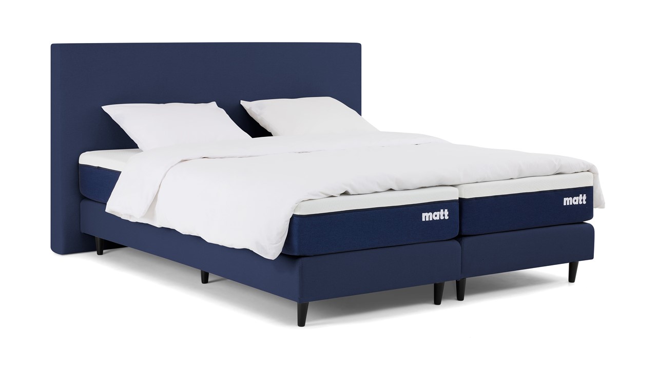 Matt Sleeps Boxspring Original met matras Matt blauw