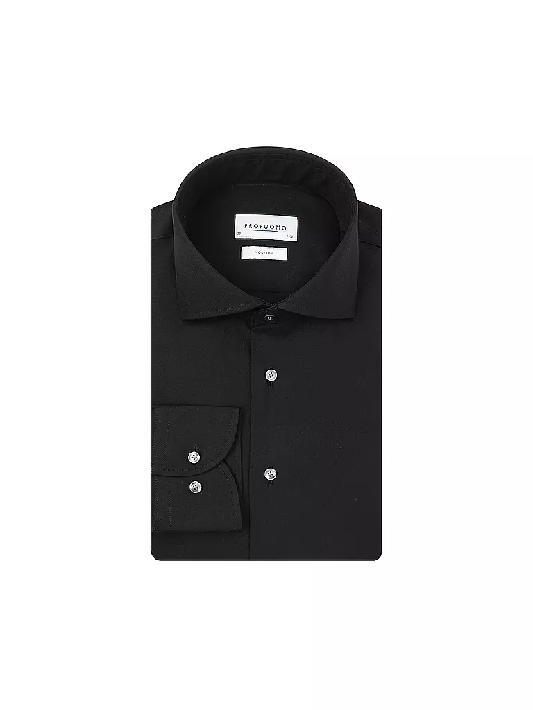 PROFUOMO Hemd Slim Fit  schwarz