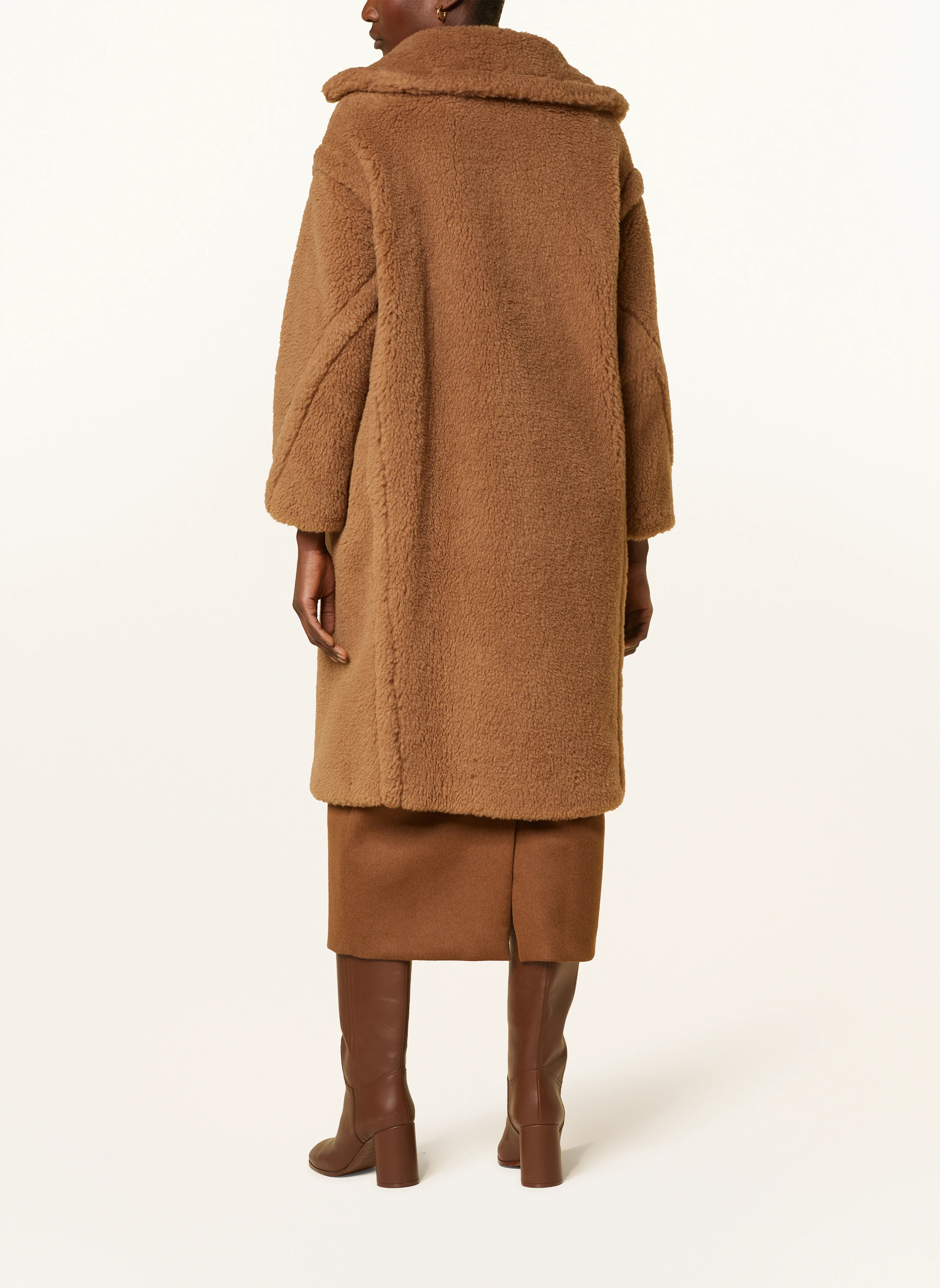 Max Mara Teddyfell-Mantel TEDDY aus Kamelhaar