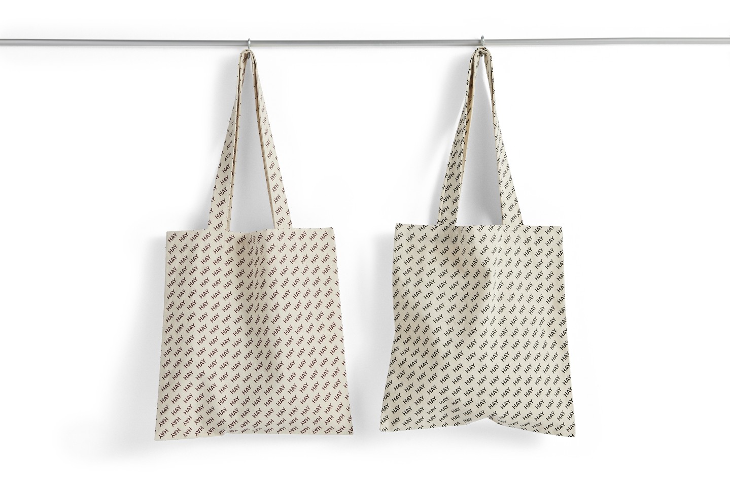 HAY - Logo Tote Bag Taske - Mørkerød