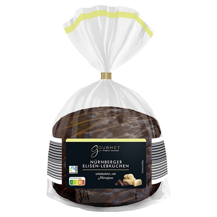 GOURMET FINEST CUISINE Premium Elisen Lebkuchen 275 g, Marzipan