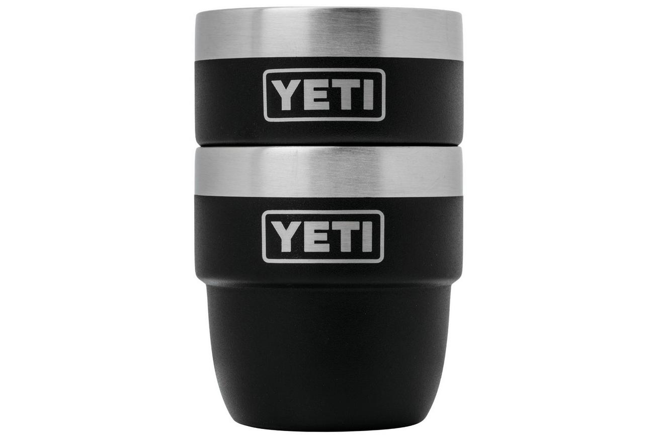 Yeti Rambler Stackable Espresso Cups 4oz, Black, stapelbare thermosbekers, 118 ml
