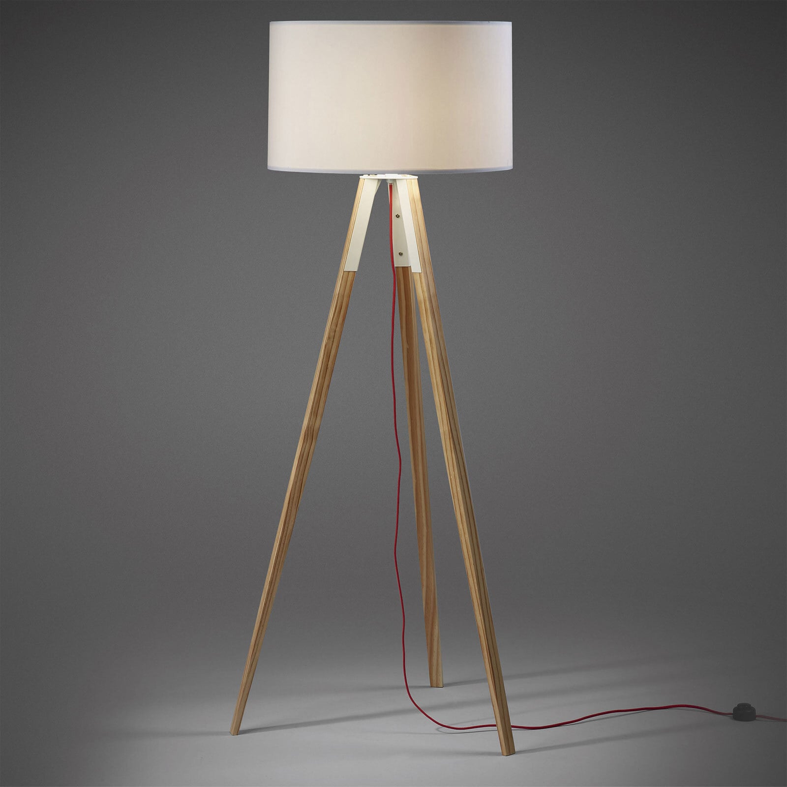 Kave Home Retrofit Stehlampe IGUAZU naturfarbig