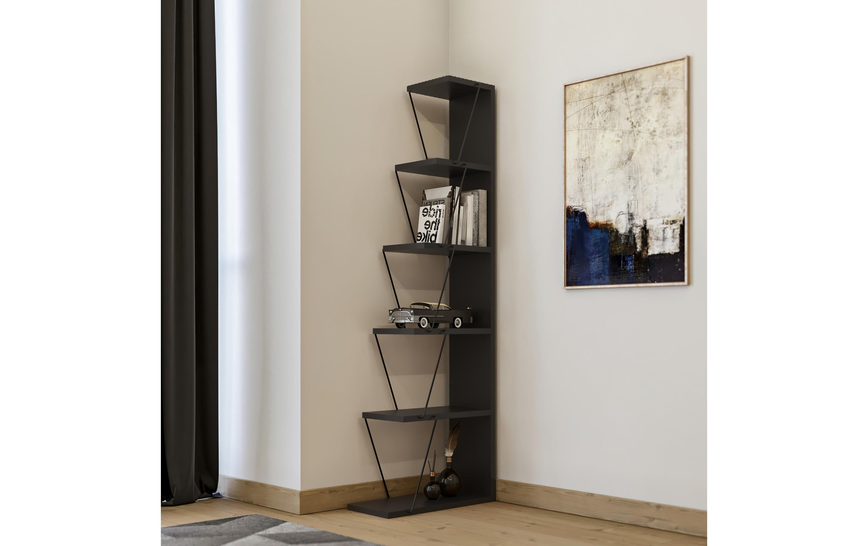 Regal Tlos 50 x 150 x 22 cm, AnthrazitBücherregal