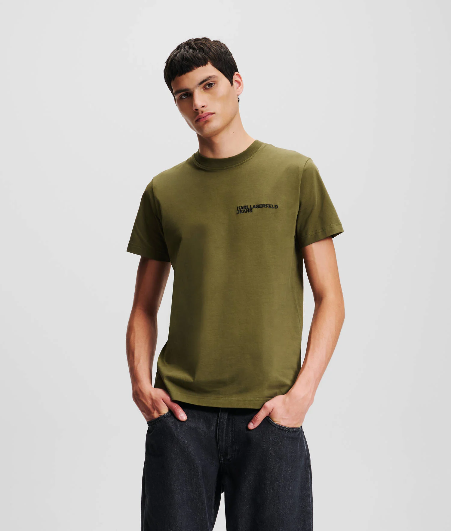 T-SHIRT AJUSTÉ AVEC LOGO KLJ