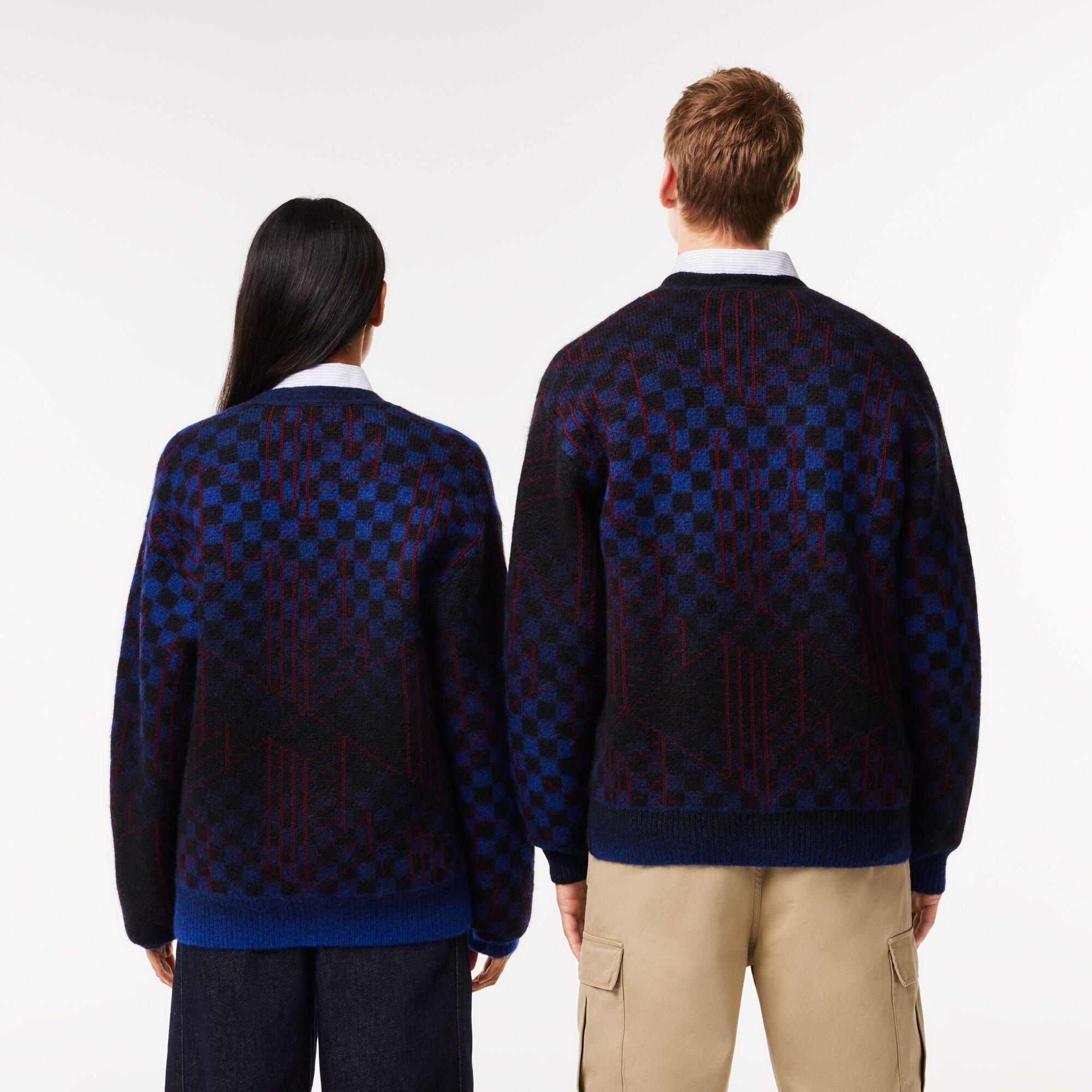 Lacoste Monogram Motif Cardigan