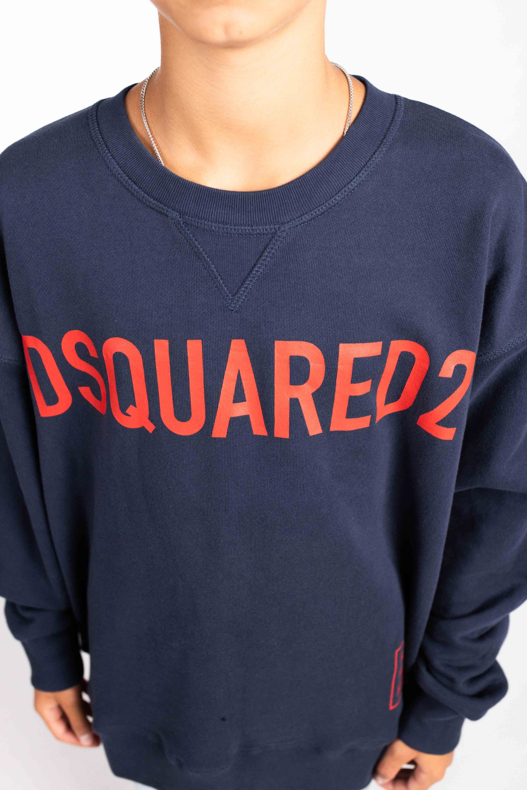 Dsquared2 Slouch Fit Sweater KIDS Navy
