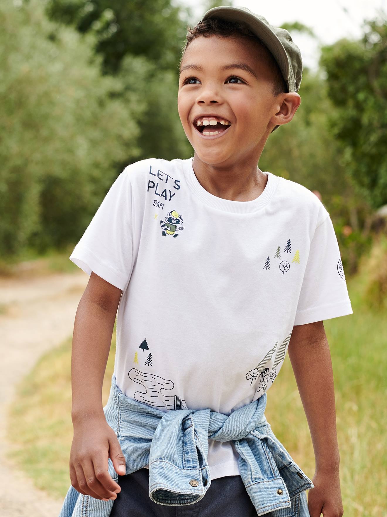 Camiseta divertida e interativa de 