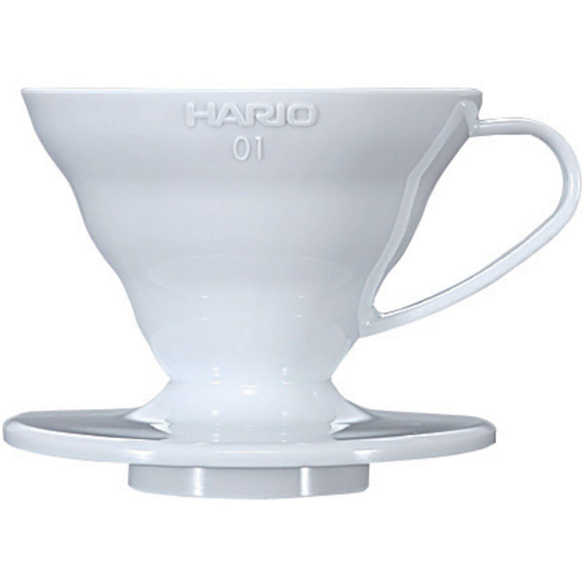 1 Cup Dripper V60 Hvit keramikk