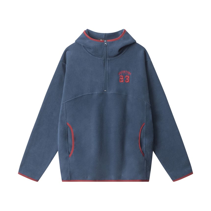 Nariele - Sweatshirt met lange mouwen en halve rits en nummering