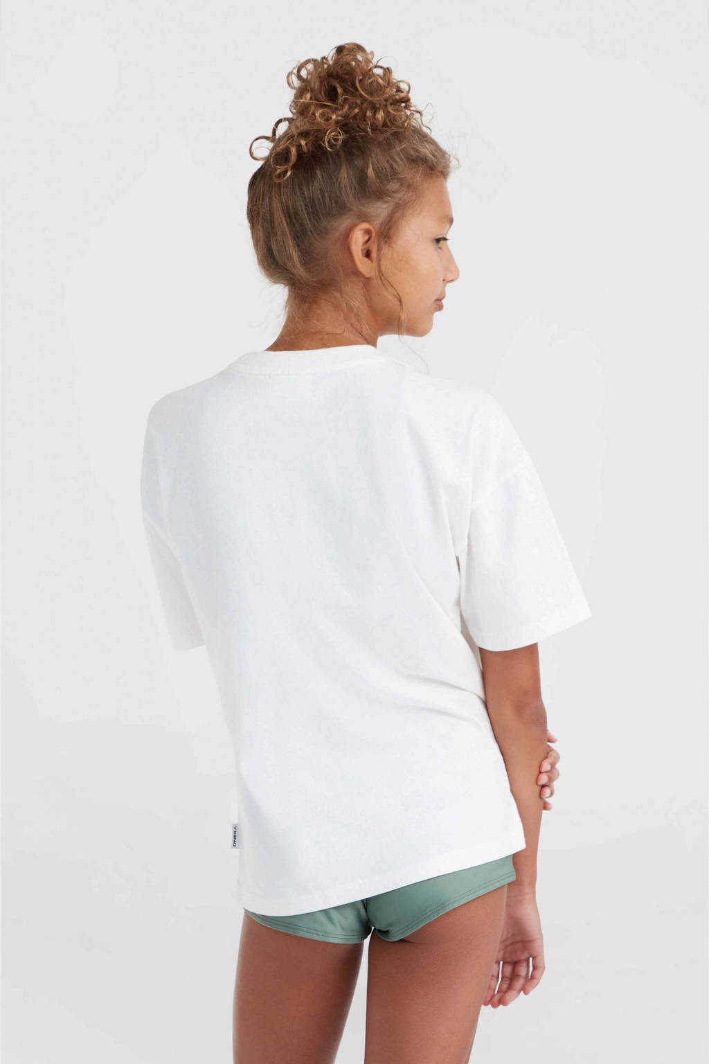 O'Neill T-shirt met printopdruk wit