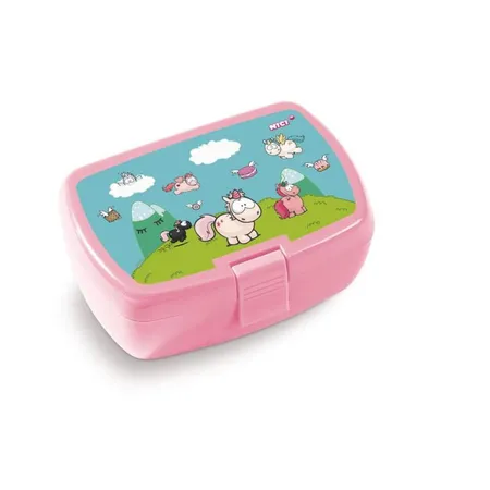 NICI Brotdose Einhorn Theodor und seine Freunde, 17 x 12 x 6,8 cm