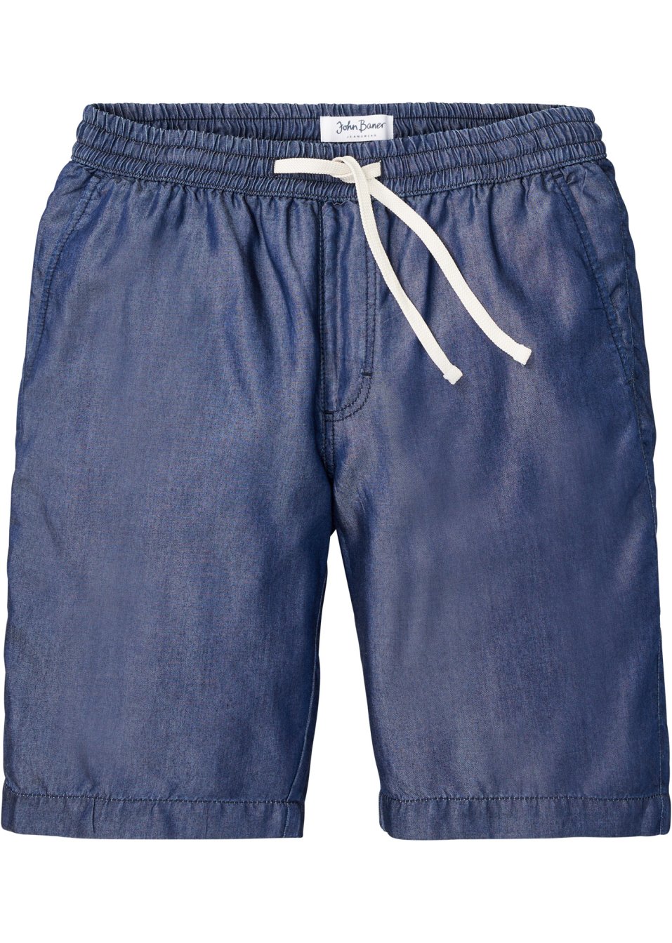 Bermuda taille extensible en TENCEL™ Lyocell, Loose Fit