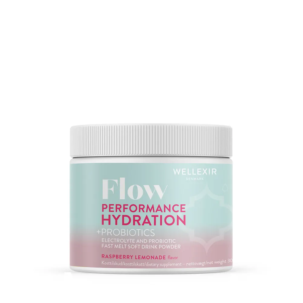 Wellexir Flow Hydration Rasberry Lemonade - 300 g.