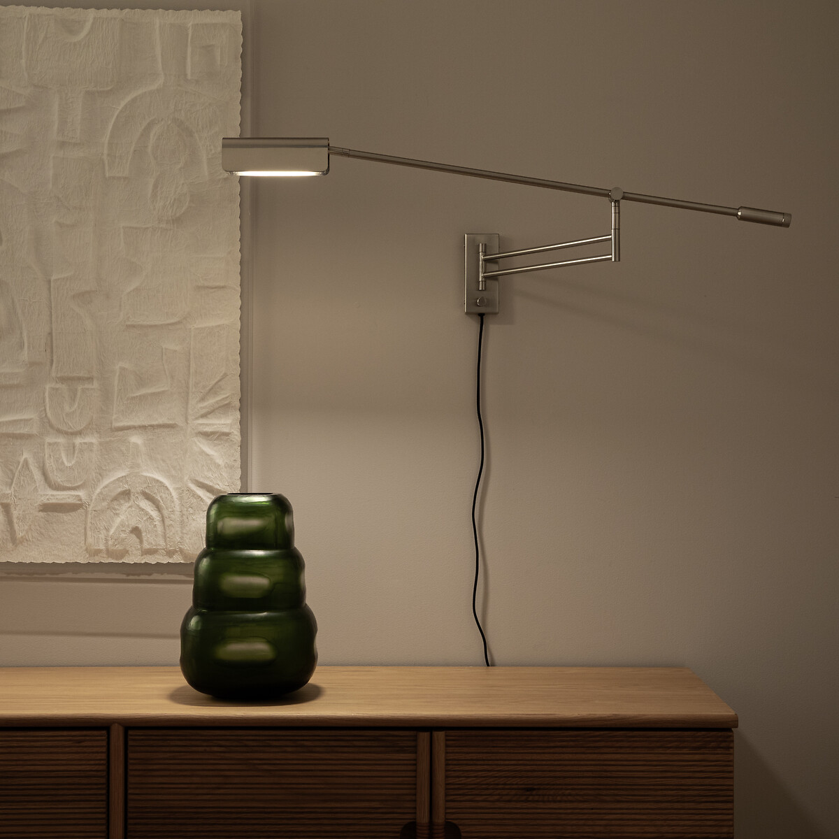 AM.PM<br>Luminária de parede articulada, níquel acetinado, Phili