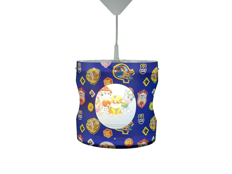Draaibare hanglamp Paw Patrol, in hoogte verstelbaar