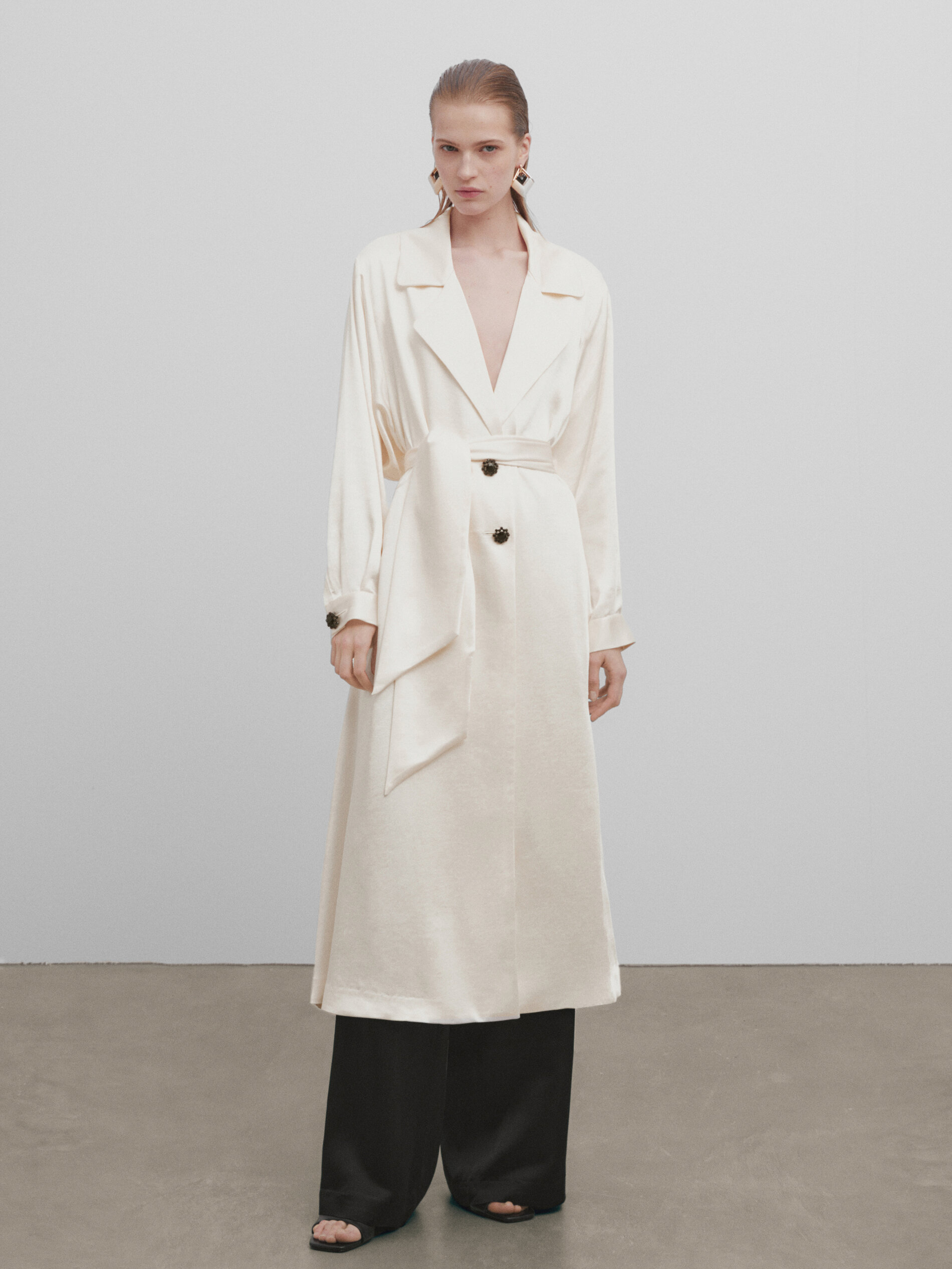 Botões de gabardine acetinada - Studio - RAW
