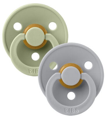 BIBS Smokk Colour 2-pack Lateks Størrelse 1, Sage/Cloud
