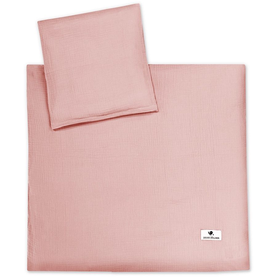 JULIUS ZÖLLNER Bettwäsche Terra dusty rose 80 x 80 cm