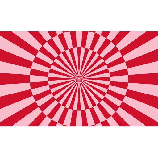 Langkilde & Søn Cirkusdug, Red/Light Pink, 140x340 cm