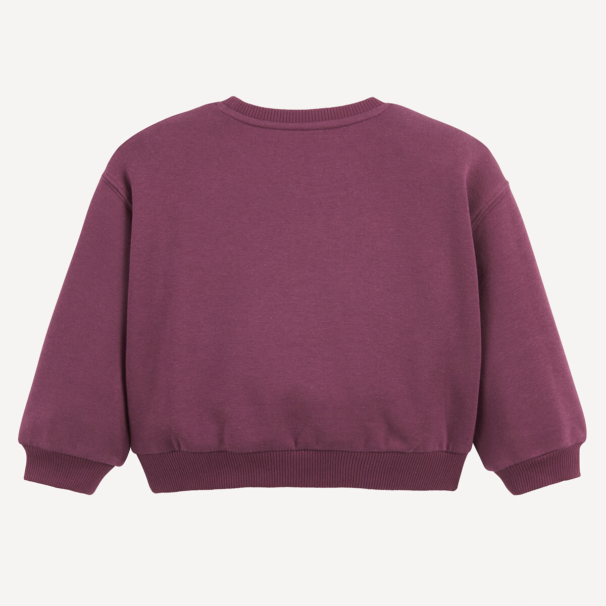 COLEÇÕES LA REDOUTE<br>Moletom plano com gola redonda e estampa floral