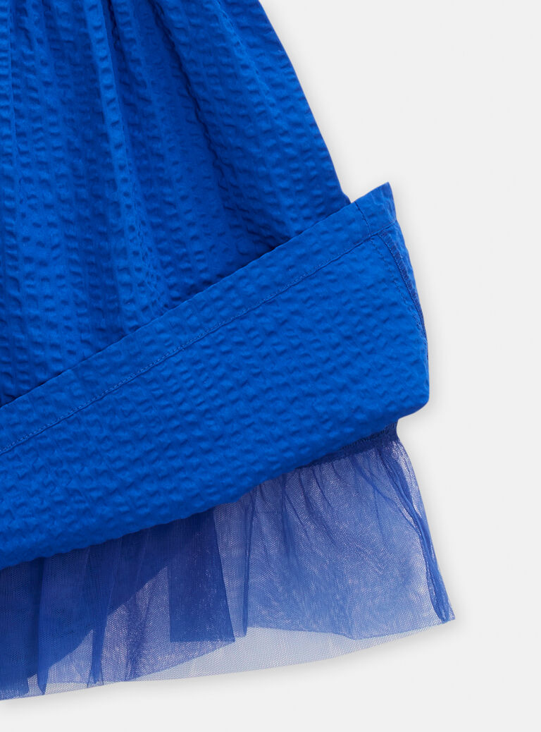 Robe bleu pour fille