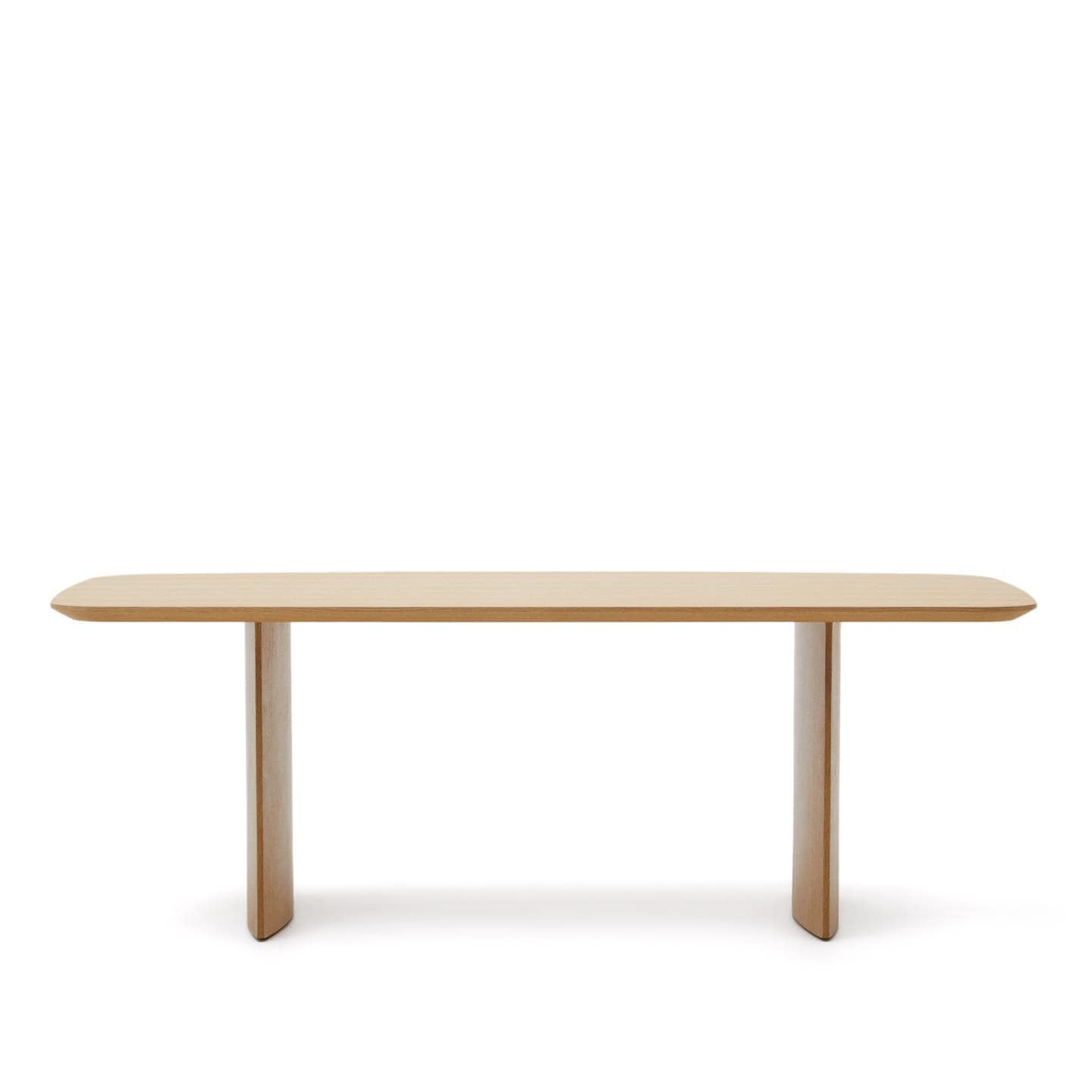 Kave Home Tisch LITTO 240 x 100 cm Eichefurnier braun