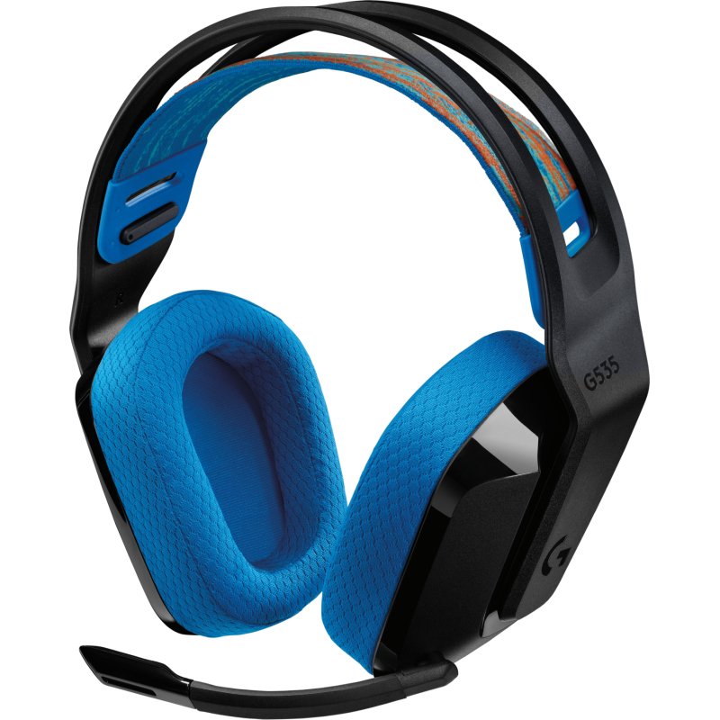 Logitech G G535 Casque Sans fil Arceau Gaming Noir, Bleu