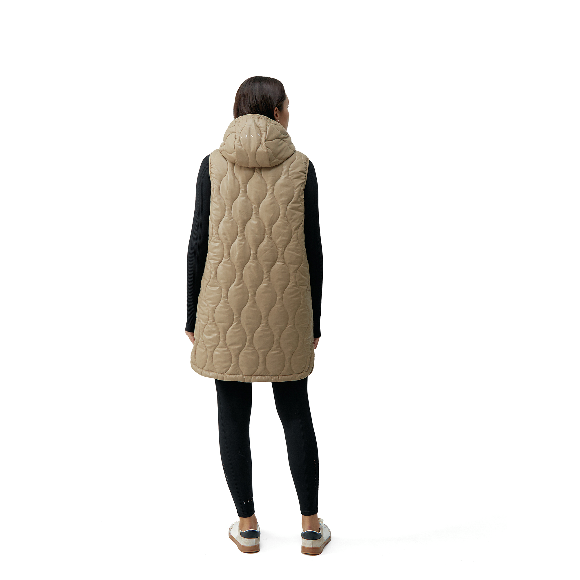 TESSA - Gilet coupe-vent à capuche tessa | Marron