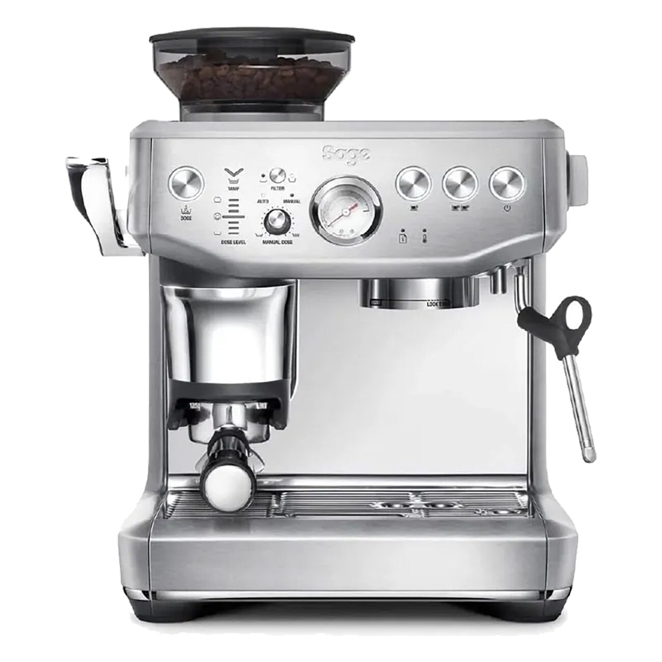 Sage The Barista Express Impress silber Siebträgermaschine