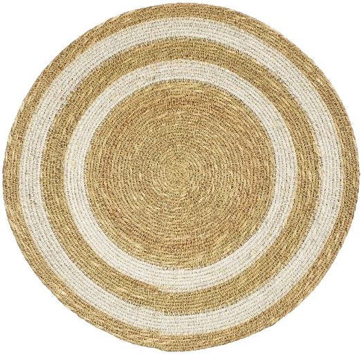 Mica Decorations tuin wanddecoratie Zostera bruin D 36 cm