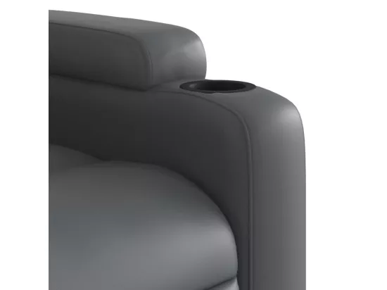 Fauteuil inclinable Gris Similicuir