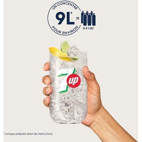 Sirop et concentré Sodastream Sirop Concentré 7up Free