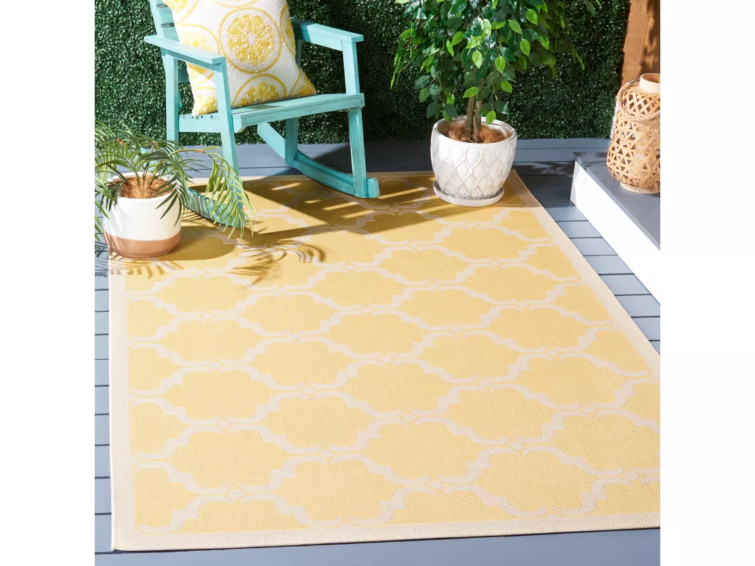 Tapis Yellow & Beige 160 X 231 cm - Lugano