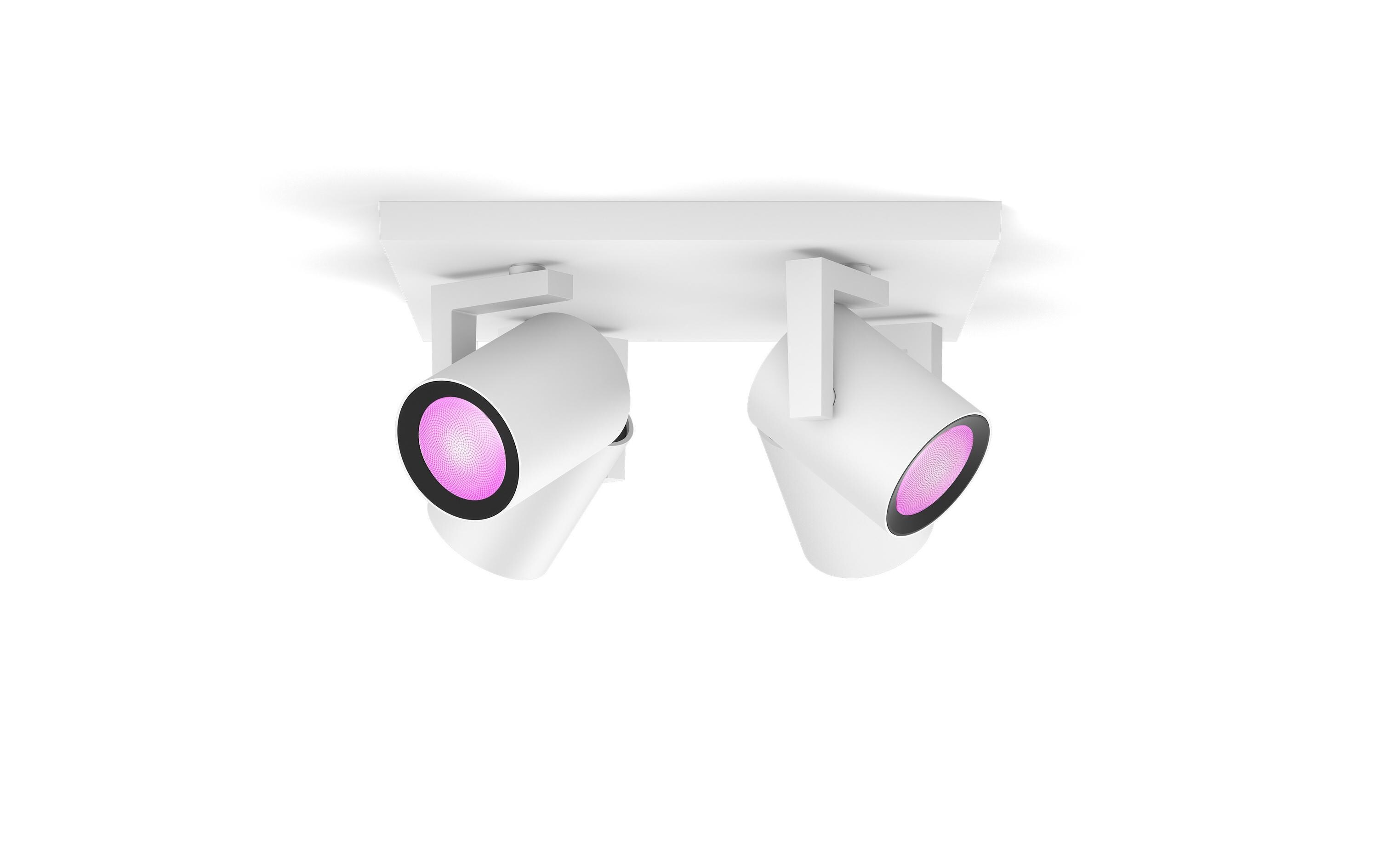 White & Color Ambiance Argenta 4er-Spot Weiss<br>Licht in allen Farben