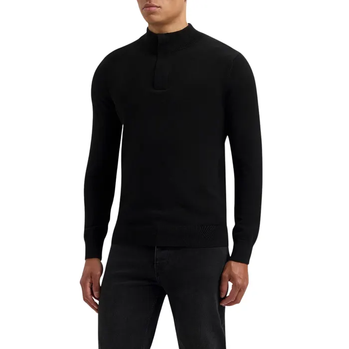 Pure Path Knitwear Hidden Halfzip Sweater Heren