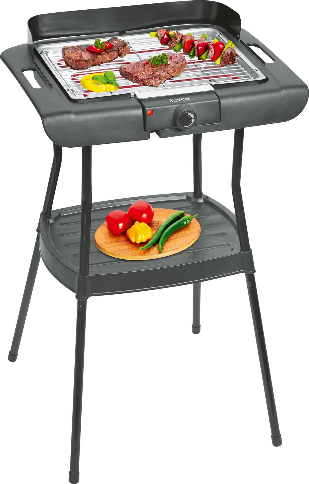 Standgrill 2000 Watt ca. 35 x 24 cm Bomann BQS 2244