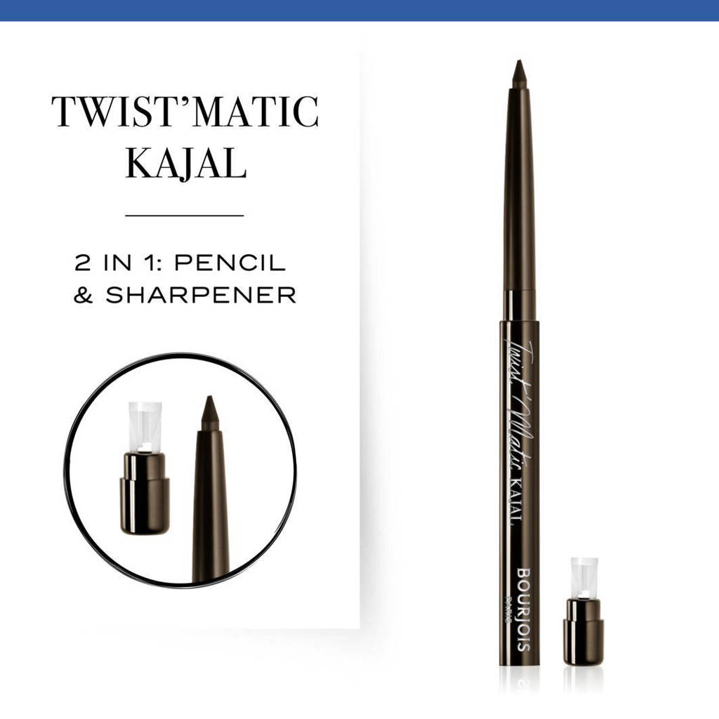Mooie Kleur bruinTwist'Matic Kajal oogpotlood- 02 Brown W'Oud