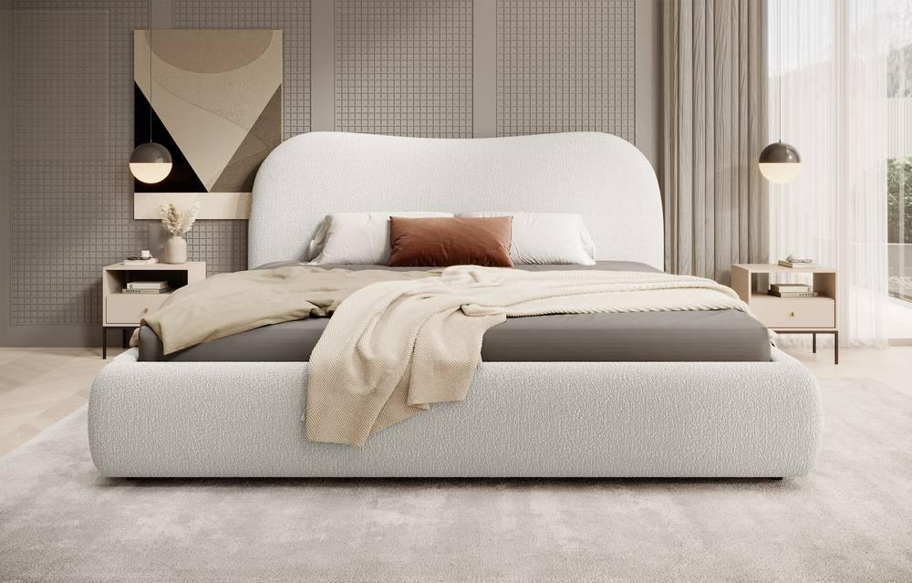 NADUVI Collection Sombala Bedframe - 180 x 200 cm - CrÃ¨me