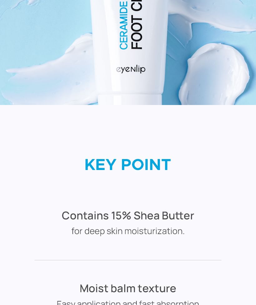 eyeNlip - Ceramide Repair Voetcrème