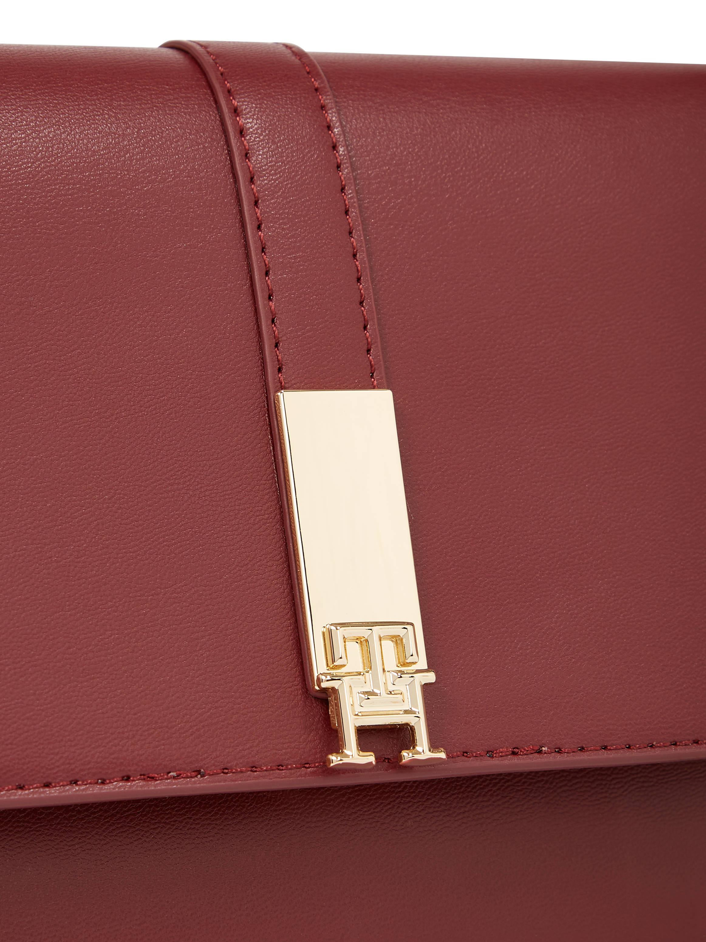 Tommy Hilfiger schoudertas TH Heritage donkerrood