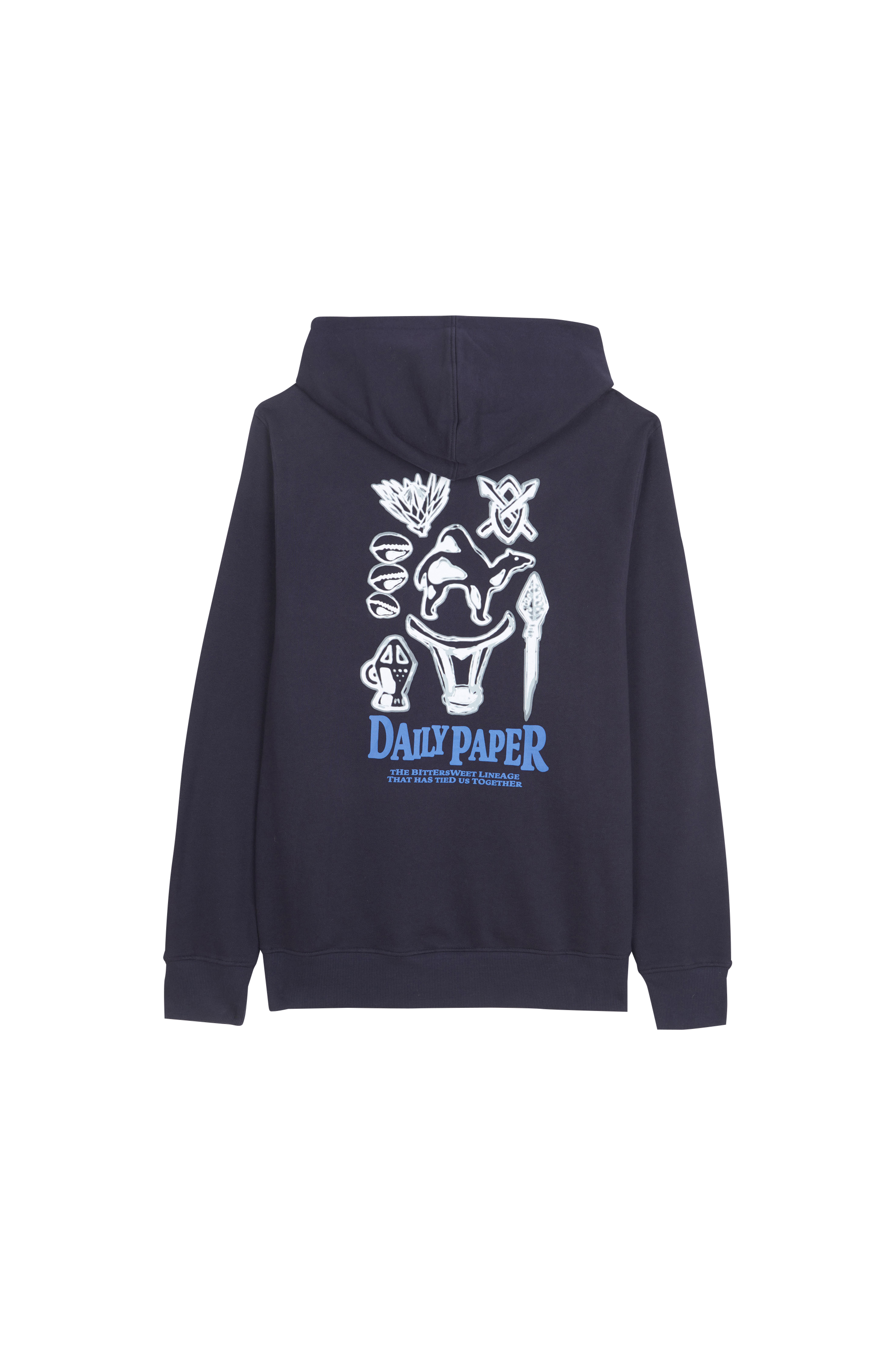 Daily Paper hoodie rami hoodie Bleu