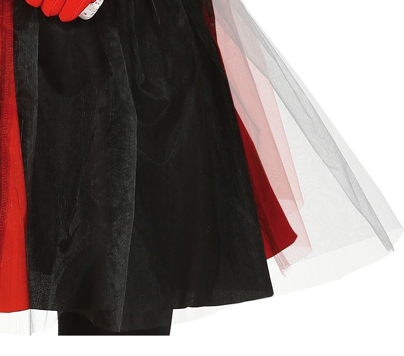 Harlekijn Halloween Kostuum Kind zwart-rood