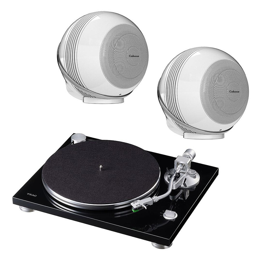 Teac TN-3B Noir + Cabasse The Pearl Akoya Blanc