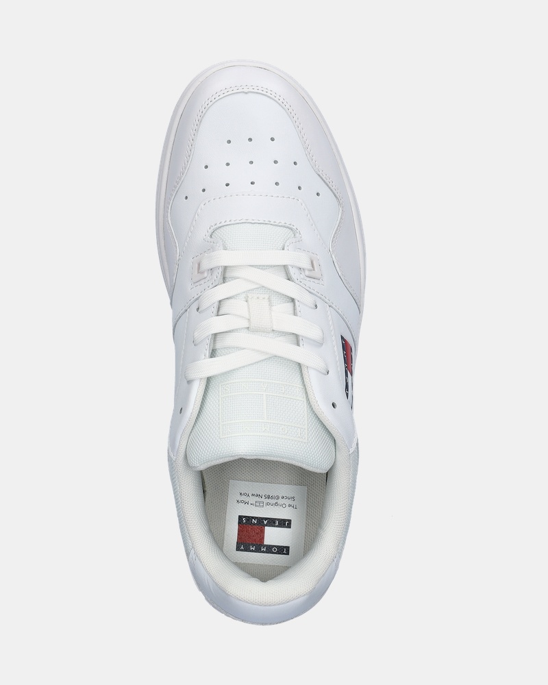 Tommy Jeans Retro Basket Lage sneakers  - wit